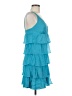 J.Crew 100% Silk Teal Cocktail Dress Size 6 (petite) - photo 4