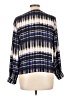 Ann Taylor Blue Long Sleeve Blouse Size L (petite) - photo 2