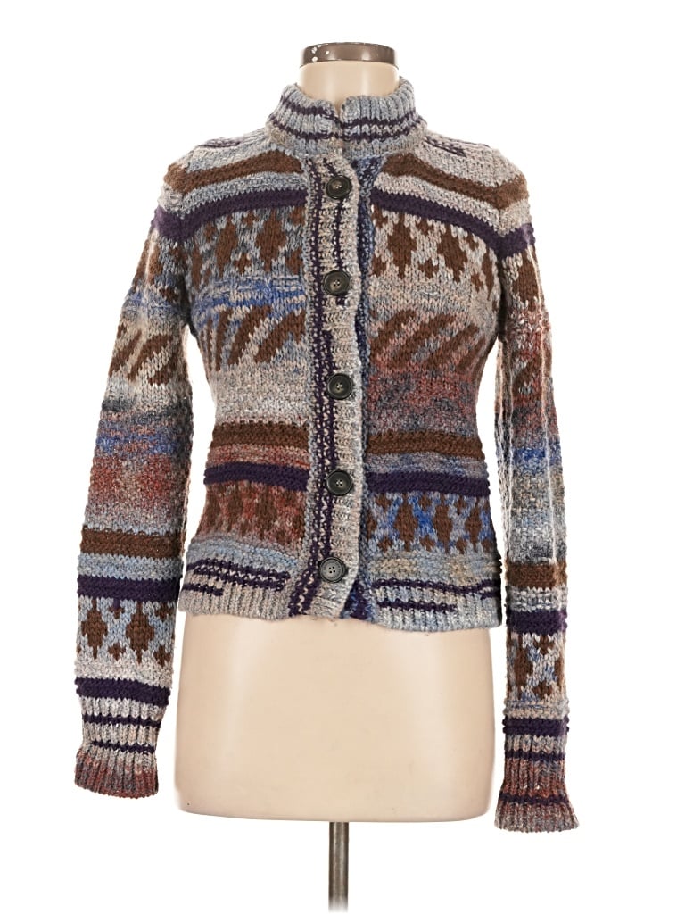 Pre-owned Vanessa Bruno Cardigan Sweater In Brown