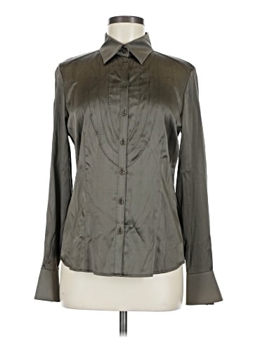 Basler Long Sleeve Silk Top (view 1)
