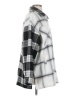 Divided by H&M Plaid Gray Coat Size S - photo 4