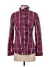Gap 100% Cotton Plaid Red Long Sleeve Button-Down Shirt Size S - photo 1