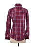 Gap 100% Cotton Plaid Red Long Sleeve Button-Down Shirt Size S - photo 2