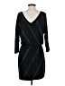 White House Black Market Black 3/4 Sleeve Top Size S - photo 2