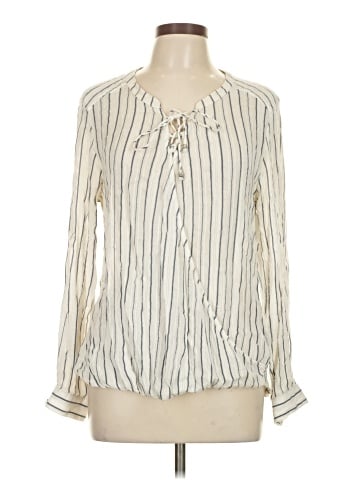 Vintage America Blues Long Sleeve Blouse (view 1)