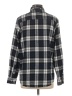 Centro Plaid Black Long Sleeve Button-Down Shirt Size S - photo 2