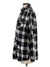 Centro Plaid Black Long Sleeve Button-Down Shirt Size S - photo 5