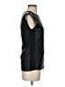 BCBGMAXAZRIA 100% Polyurethane Black Sleeveless Blouse Size XXS - photo 4