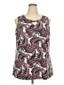 SJS Purple Sleeveless Blouse Size 2X - photo 1