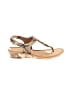 Comfortiva Gold Brown Wedges Size 11 - photo 1