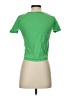 Zara 100% Baumwolle Green Short Sleeve Top Size S - photo 2