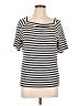 Talbots Black Short Sleeve Top Size L - photo 1