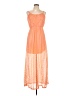 Assorted Brands 100% Polyester Orange Casual Dress Size L - photo 1