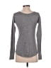 Zella Gray Long Sleeve T-Shirt Size XXS - photo 2