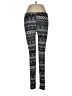 Bobbie Brooks Print Black Leggings Size M - photo 1