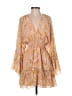 VICI 100% Polyester Paisley Tan Cocktail Dress Size XS - photo 1