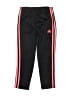 Adidas 100% Polyester Black Track Pants Size 6 - photo 1