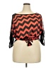 Bongo 100% Polyester Orange 3/4 Sleeve Blouse Size 2X - photo 1