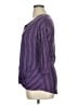 Always Indigo Purple 3/4 Sleeve Blouse Size 1X - photo 5