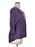 Always Indigo Purple 3/4 Sleeve Blouse Size 1X - photo 4