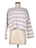 Sincerely Jules Stripes Purple Pullover Sweater Size M - photo 1