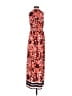 H&M Animal Print Red Casual Dress Size 2 - photo 2