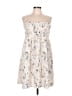 Assorted Brands Print Ivory Casual Dress Size L - photo 1