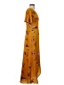 Kit And Sky Floral Yellow Casual Dress Size S - photo 4