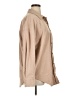 Unbranded 100% Polyester Tan Long Sleeve Blouse Size XL - photo 4
