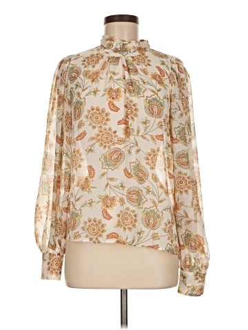 Just Fab Long Sleeve Blouse (view 1)