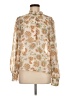 Just Fab Ivory Long Sleeve Blouse Size M - photo 1