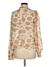 Just Fab Ivory Long Sleeve Blouse Size M - photo 2