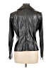 St. John 100% Leather Black Leather Jacket Size 8 - photo 2