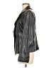 St. John 100% Leather Black Leather Jacket Size 8 - photo 5