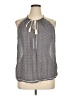 Joe Fresh Gray Sleeveless Blouse Size XL - photo 1