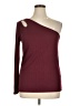 Bibi Burgundy Long Sleeve Top Size XL - photo 1
