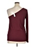Bibi Burgundy Long Sleeve Top Size XL - photo 2