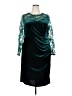 Assorted Brands Teal Cocktail Dress Size 4X - photo 1