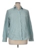 Chico's Teal Long Sleeve Button-Down Shirt Size XL (3) - photo 1