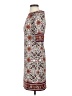 Max Studio Paisley Brown Casual Dress Size XS - photo 5
