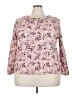 Como Vintage 100% Rayon Pink 3/4 Sleeve Blouse Size 3X - photo 1