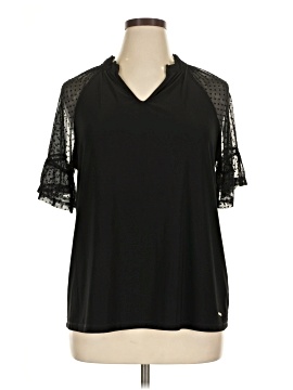 Anne Klein Short Sleeve Blouse