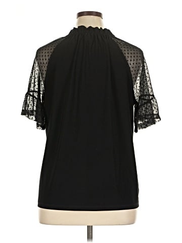 Anne Klein Short Sleeve Blouse (view 2)