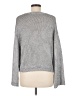 Zara 100% Polyester Metallic Gray Pullover Sweater Size M - photo 2