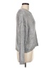 Zara 100% Polyester Metallic Gray Pullover Sweater Size M - photo 4
