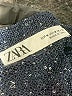 Zara Silver Blue Cocktail Dress Size M - photo 4