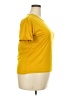 Shein 100% Polyester Yellow Short Sleeve T-Shirt Size XXL - photo 4