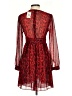 MICHAEL Michael Kors 100% Polyester Animal Print Red Cocktail Dress Size 4 - photo 2