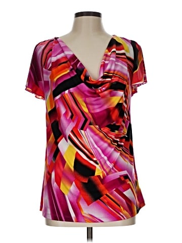 AB Studio Short Sleeve Blouse (view 1)