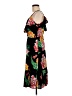 Old Navy 100% Rayon Tropical Black Cocktail Dress Size M (petite) - photo 5